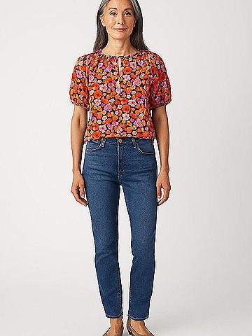 Ann Taylor LOFT Short Sleeve Blouse (view 2)