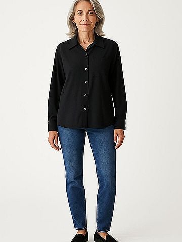 Talbots 3/4 Sleeve Blouse (view 2)