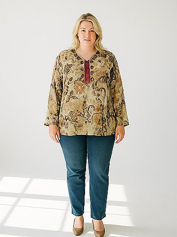 White Stag Long Sleeve Blouse (view 2)
