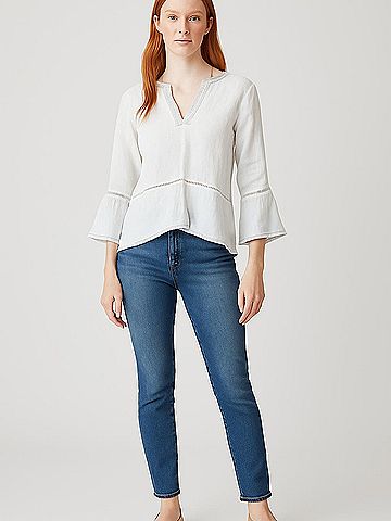 Cloth & Stone 3/4 Sleeve Blouse (view 2)
