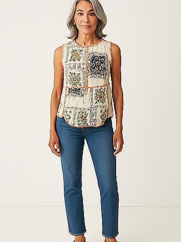 Tiny Sleeveless Blouse (view 2)