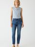 Ann Taylor Factory 100% Polyester Silver Sleeveless Blouse Size M - photo 2