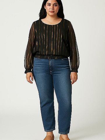 Draper's & Damon's Long Sleeve Blouse (view 2)