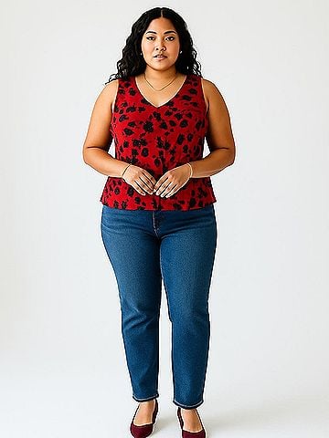 Donna Ricco Sleeveless Blouse (view 2)