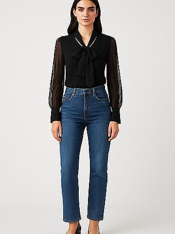 BILLIE The Label Long Sleeve Blouse (view 2)