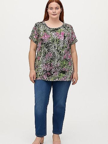 DressBarn Short Sleeve Blouse (view 2)