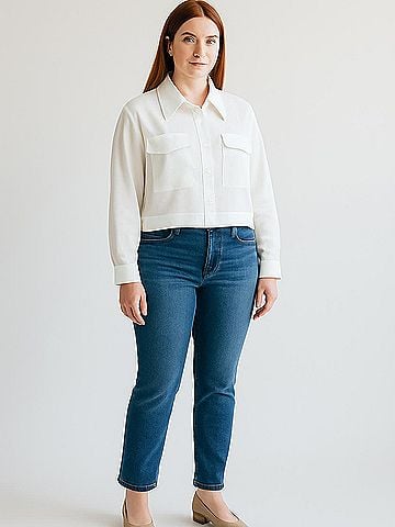 GOELIA Long Sleeve Blouse (view 2)