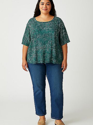 Catherines Short Sleeve Blouse (view 2)