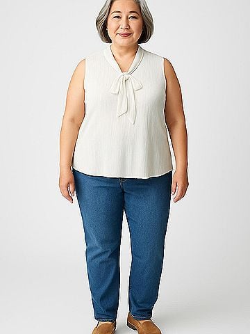 New York & Company Sleeveless Blouse (view 2)