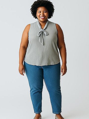 New York & Company Sleeveless Blouse (view 2)