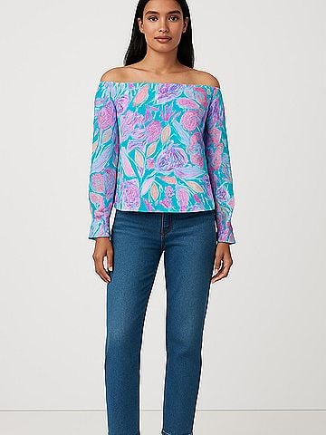 Lilly Pulitzer Long Sleeve Blouse (view 2)