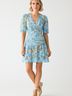 Tanya Taylor 100% Polyester Blue Cocktail Dress Size 4 - photo 2
