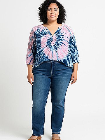 Crown & Ivy 3/4 Sleeve Blouse (view 2)