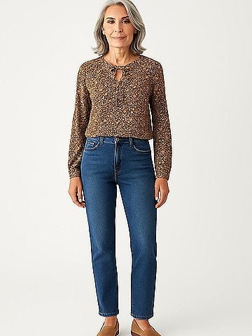 Natural Life 3/4 Sleeve Blouse (view 2)