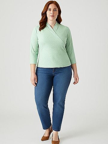 J. McLaughlin 3/4 Sleeve Blouse (view 2)