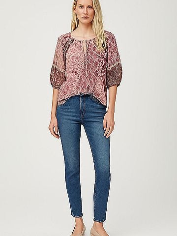 Lovestitch Short Sleeve Blouse (view 2)