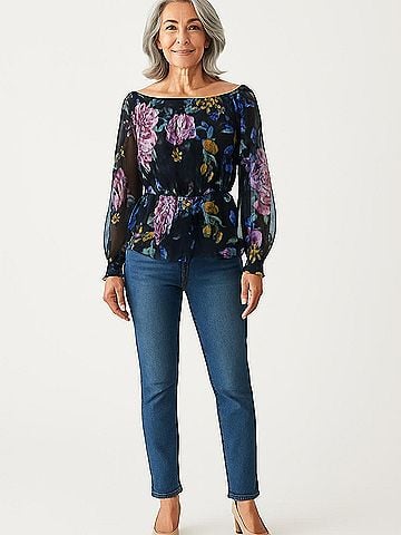 Lovestitch Long Sleeve Blouse (view 2)
