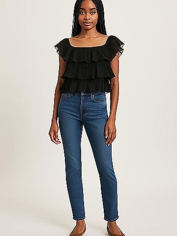 Moda International Short Sleeve Top (view 2)