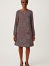 Paper Crown 100% Polyester Paisley Red Casual Dress Size S - photo 2