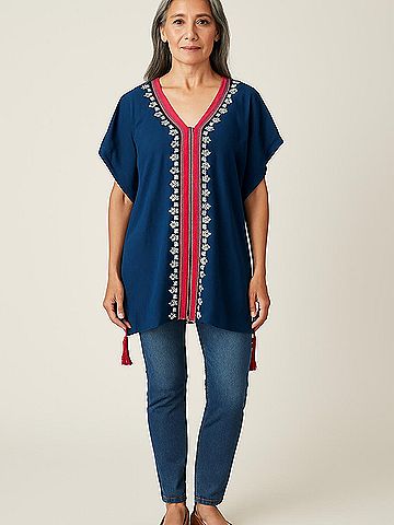 Lovestitch 3/4 Sleeve Blouse (view 2)