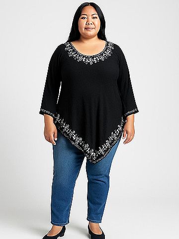 Shoreline 3/4 Sleeve Top (view 2)