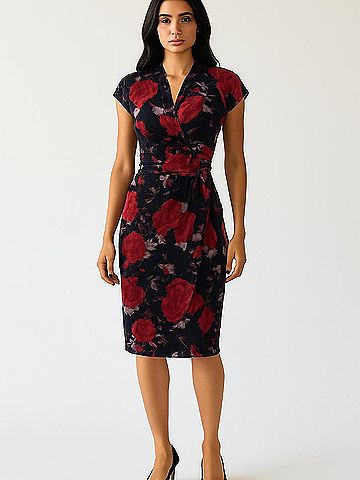 Chaps Cocktail Dress (view 2)