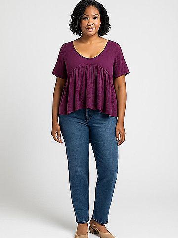 Melrose and Market Short Sleeve Top (view 2)