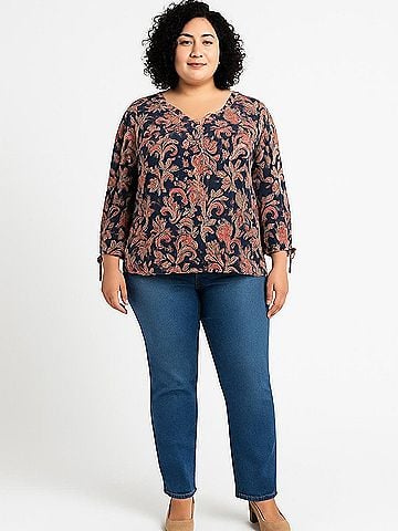 DressBarn 3/4 Sleeve Blouse (view 2)