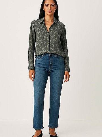 Cloth & Stone 3/4 Sleeve Button-Down Shirt (view 2)