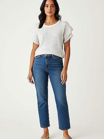 H By Halston Short Sleeve Top (view 2)