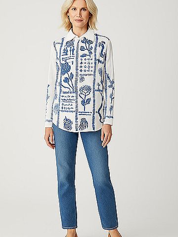 Johnny Was Long Sleeve Blouse (view 2)