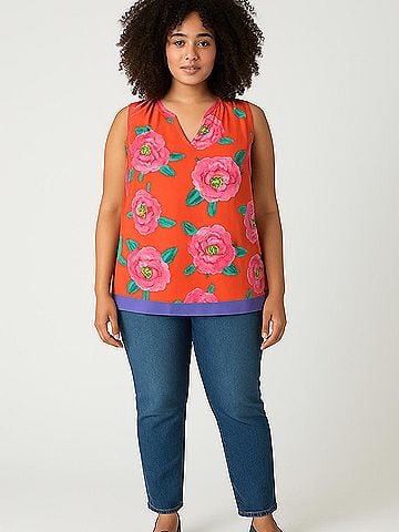 Violet & Claire Sleeveless Blouse (view 2)