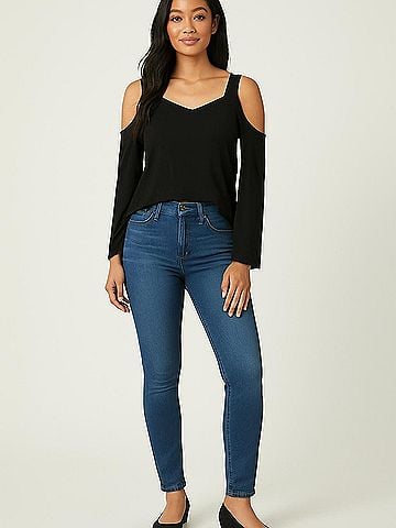 Cable & Gauge Long Sleeve Top (view 2)