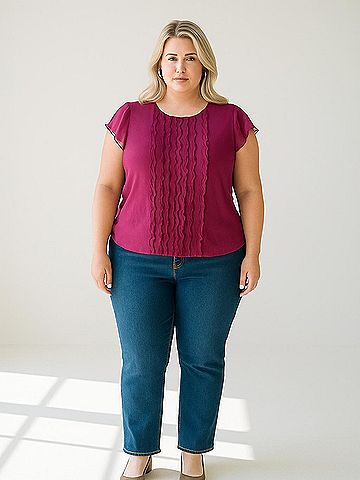 Charter Club Short Sleeve Blouse (view 2)