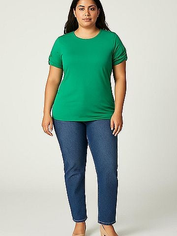 MICHAEL Michael Kors Short Sleeve Top (view 2)
