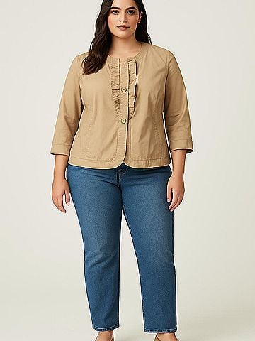 Talbots Outlet 3/4 Sleeve Blouse (view 2)