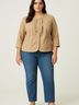 Talbots Outlet Tan 3/4 Sleeve Blouse Size 18 - photo 2