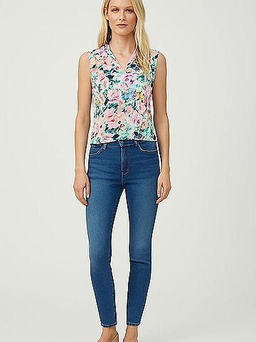 Anne Klein Sleeveless Blouse (view 2)