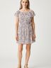 Victoria's Secret 100% Viscose Paisley Silver Cocktail Dress Size S - photo 2