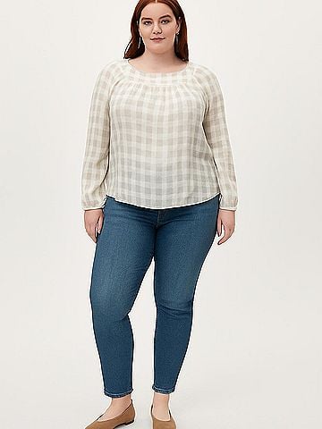 LC Lauren Conrad Long Sleeve Blouse (view 2)