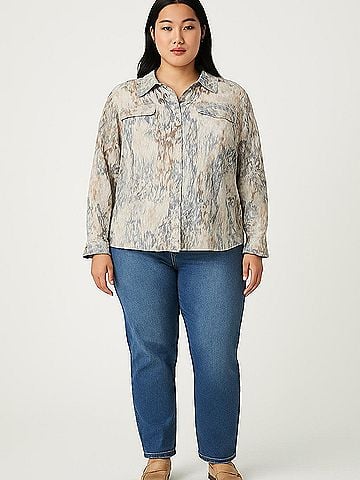 Ruby Rd. 3/4 Sleeve Blouse (view 2)