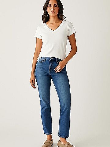 Jones New York Signature Short Sleeve Top (view 2)