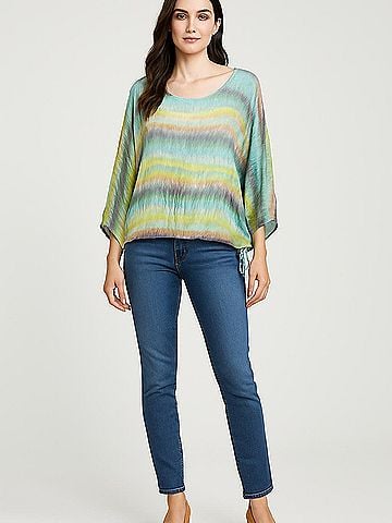 Santiki 3/4 Sleeve Blouse (view 2)