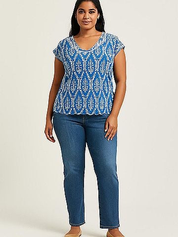 Solitaire Short Sleeve Top (view 2)