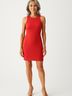 Sunday Best Solid Red Casual Dress Size S - photo 2