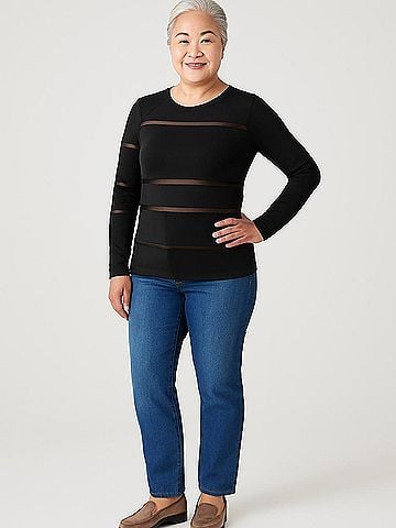 Elizabeth and James Long Sleeve Top (view 2)