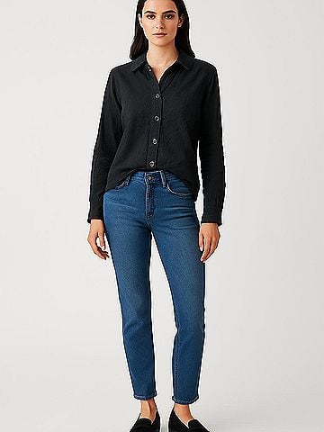 Cloth & Stone 3/4 Sleeve Button-Down Shirt (view 2)