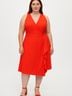 RACHEL Rachel Roy Solid Orange Cocktail Dress Size 0X - photo 2