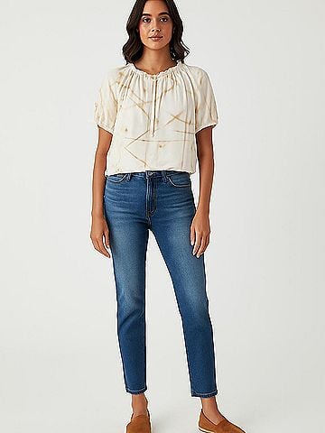 Cloth & Stone Short Sleeve Blouse (view 2)