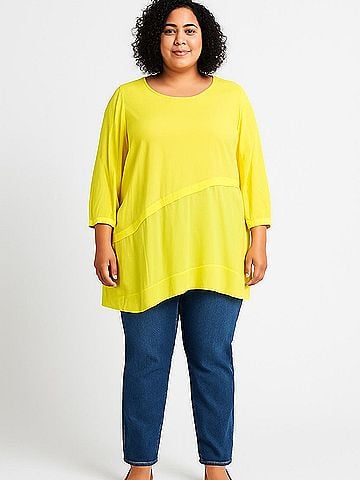 Melissa McCarthy Seven7 3/4 Sleeve Top (view 2)